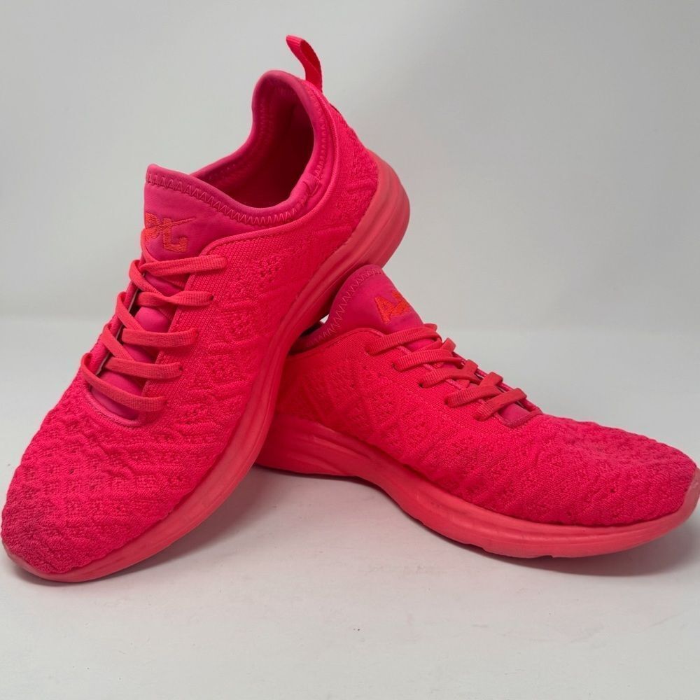 APL | Neon Impulse Red Techloom Phantom Athletic Shoes Women’s Size 9.5 - Picture 2 of 12